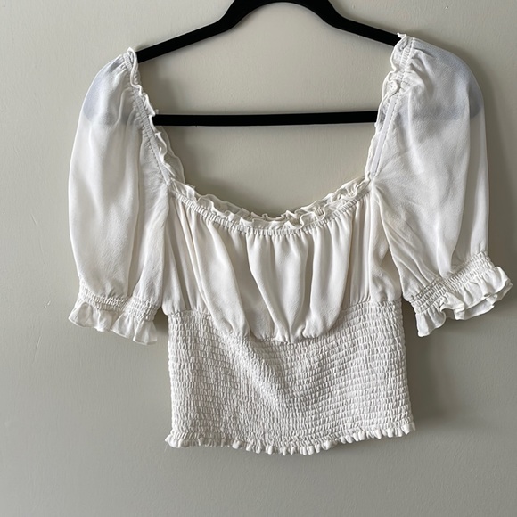 Reformation White Blouse - Picture 1 of 3